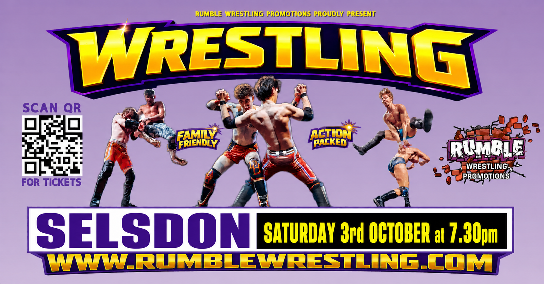 Rumble Wrestling 2026 Tour comes to Croydon at The Selsdon Hall